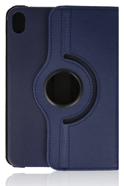 iPad Mini 6 Kılıf 360 Tablet Deri Kılıf - Lacivert-(5796) - Resim 2