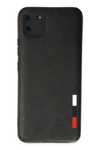 Realme C11 Kılıf Loop Deri Silikon - Siyah-(5796) ürün görseli 1