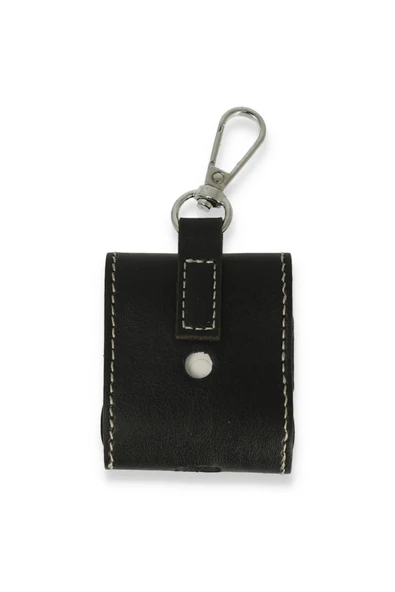 Airpods Pro (1.nesil) Askılı Kılıf - Siyah-(5796) - Resim 3