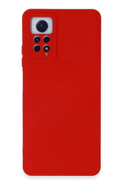 Xiaomi Redmi Note 12 Pro 4G Kılıf Nano içi Kadife Silikon - Kırmızı-(5796) ürün görseli 1