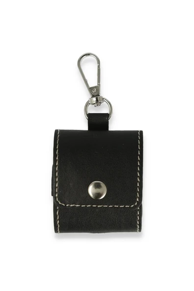 Airpods 2 (2.nesil) Askılı Kılıf - Siyah-(5796) ürün görseli 1