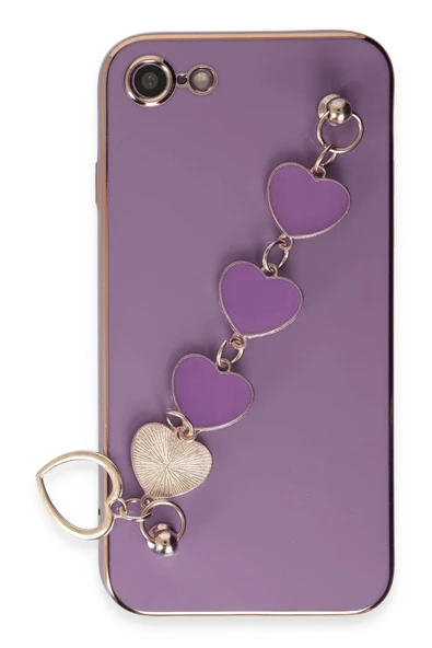 iPhone 7 Kılıf Esila Silikon - Mor-(5796) - Resim 2