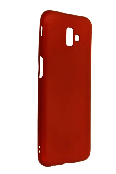 Samsung Galaxy J6 Plus Kılıf First Silikon - Bordo-(5796) ürün görseli 1