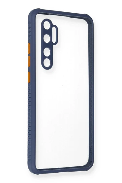 Xiaomi Mi Note 10 Lite Kılıf Miami Şeffaf Silikon - Gri-(5796) ürün görseli 1