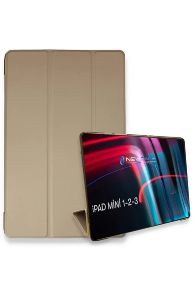 iPad Mini 3 Kılıf Tablet Smart Kılıf - Gold-(5796) ürün görseli 1