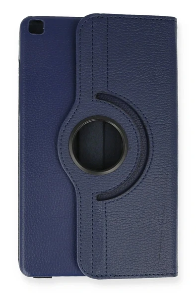 Samsung Galaxy T290 Tab A 8 Kılıf 360 Tablet Deri Kılıf - Lacivert-(5796) - Resim 2