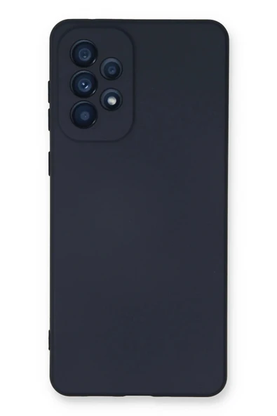 Samsung Galaxy A33 5G Kılıf Nano içi Kadife Silikon - Lacivert-(5796) ürün görseli 1