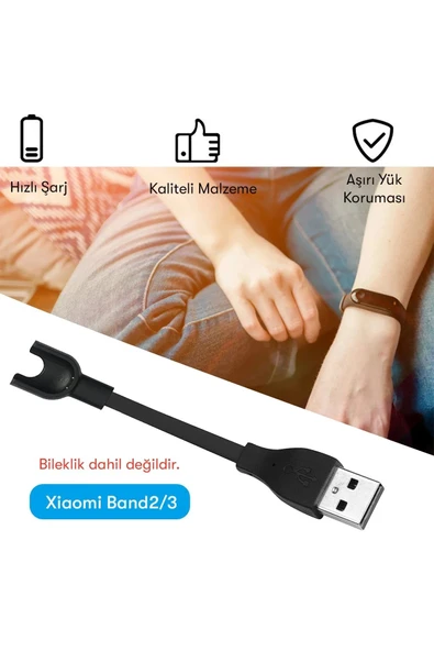 MC03 Şarj Adaptörü Xiaomi Mi Band 2/3-(5796) - Resim 3