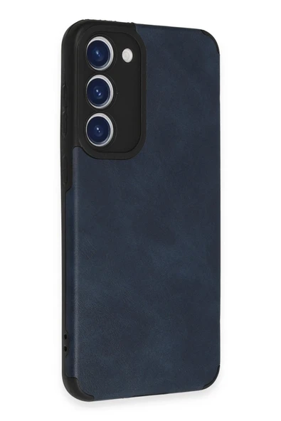 Samsung Galaxy S23 Plus Kılıf Loop Deri Silikon - Lacivert-(5796) - Resim 2