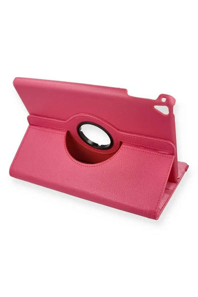iPad 9.7 (2018) Kılıf 360 Tablet Deri Kılıf - Pembe-(5796) ürün görseli 1