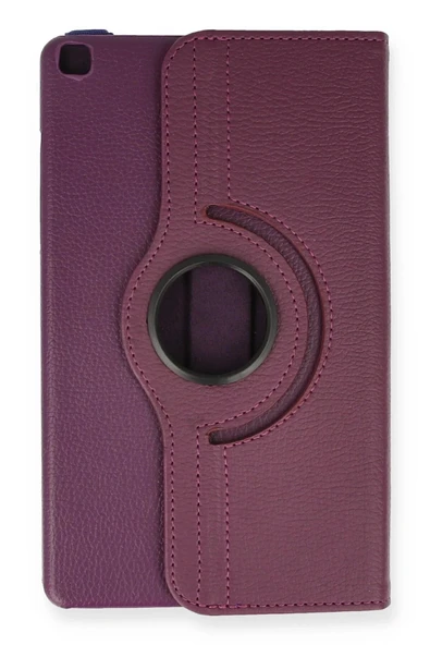 Samsung Galaxy T290 Tab A 8 Kılıf 360 Tablet Deri Kılıf - Mürdüm-(5796) - Resim 2