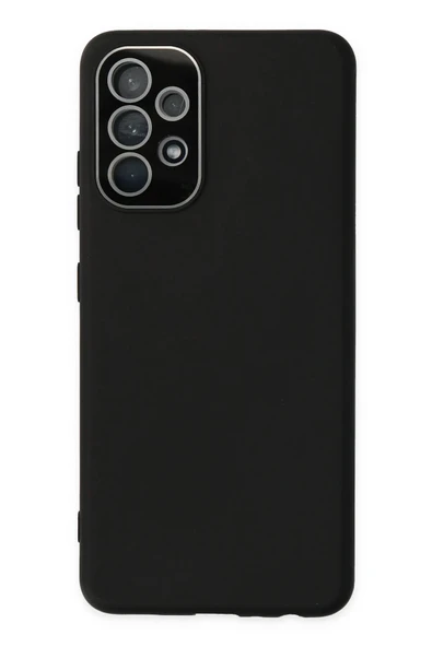 Samsung Galaxy A33 5G Kılıf Lansman Glass Kapak - Siyah-(5796) ürün görseli 1