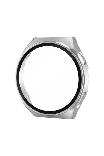 Huawei Watch GT3 Pro 46mm Dota Camlı Kasa Ekran Koruyucu - Gümüş-(5796) - Resim 2