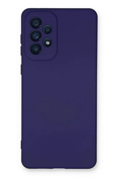 Samsung Galaxy A53 5G Kılıf Nano içi Kadife Silikon - Mor-(5796) ürün görseli 1