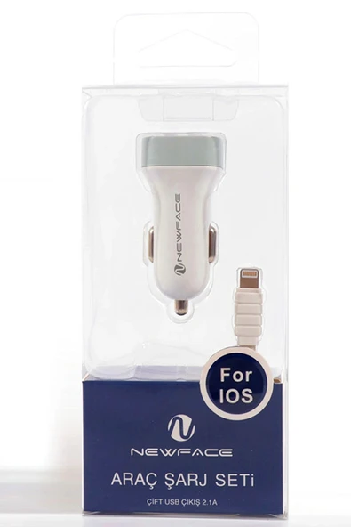 C17 Lightning 2.1A Araç Şarjı-(5796) ürün görseli 1