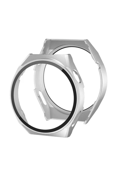 Huawei Watch GT3 46mm Dota Camlı Kasa Ekran Koruyucu - Gümüş-(5796) ürün görseli 1