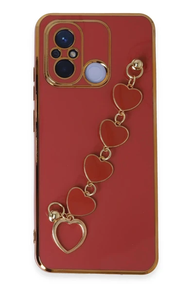 Xiaomi Redmi 12C Kılıf Esila Silikon - Kırmızı-(5796) ürün görseli 1