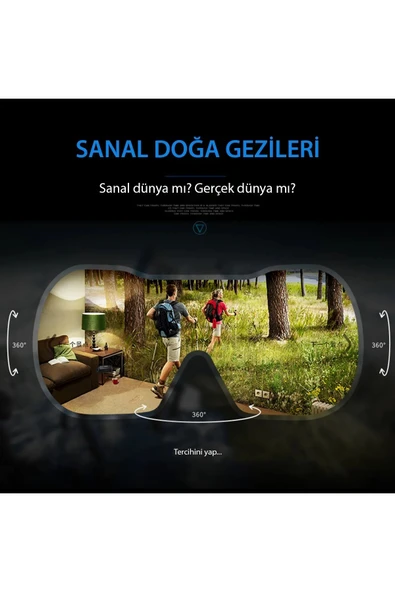 Shinecon SC-G02ED 3D Sanal Gerçeklik Gözlüğü - Siyah-(5796) - Resim 2