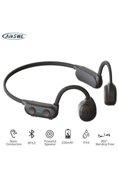 AS10 Plus Suya Dayanıklı Bluetooth Kulaklık - Siyah-(5796) - Resim 5