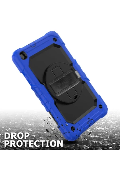 Samsung Galaxy T290 Tab A 8 Kılıf Pars Tablet Kapak - Mavi-(5796) - Resim 2