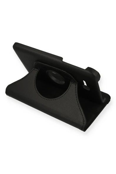 Samsung Galaxy T110 / T113 Tab 3 Lite 7 Kılıf 360 Tablet Deri Kılıf - Siyah-(5796) ürün görseli 1