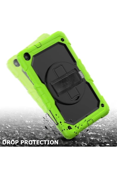 Samsung Galaxy T510 Tab A 10.1 Kılıf Pars Tablet Kapak - Yeşil-(5796) - Resim 2