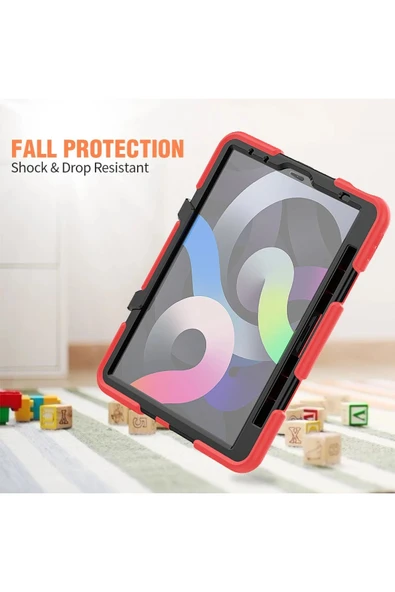 iPad Pro 11 (2020) Kılıf Griffin Tablet Kapak - Kırmızı-(5796) - Resim 5