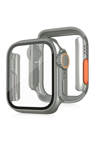 Apple Watch 41mm Watch 49mm Kasa Dönüştürücü ve Ekran Koruyucu - Yıldız Işığı-(5796) ürün görseli 1