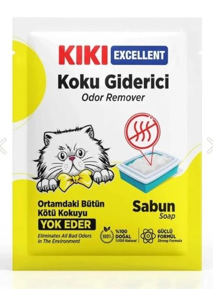 Kiki Excellent Kedi Kumu Koku Giderici -Sabun Kokulu 25 gr ürün görseli 1