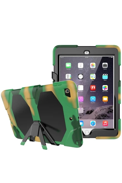 iPad 5 Air 9.7 Kılıf Griffin Tablet Kapak - Kamuflaj-(5796) - Resim 3