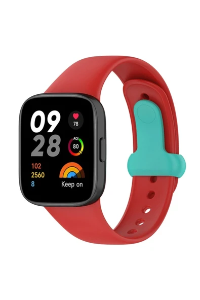 Xiaomi Redmi Watch 3 Origin Silikon Kordon - Kırmızı-(5796) ürün görseli 1