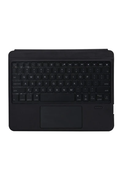 T5206D iPad 10.2 (7.nesil) Kılıf İnter Ledli Klavyeli Tablet Kılıfı - Siyah-(5796) - Resim 3