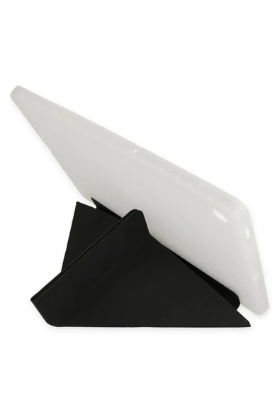 Samsung Galaxy T737 Tab S7 FE 12.4 Kılıf Kalemlikli Mars Tablet Kılıfı - Siyah-(5796) - Resim 2