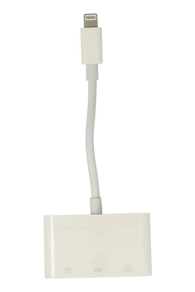 APR23 Iphone Otg 3in1 - Beyaz-(5796) ürün görseli 1