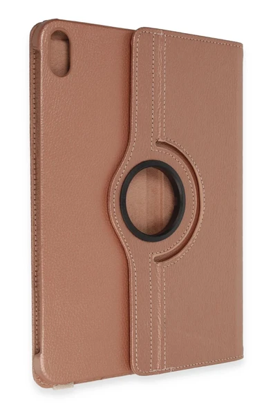iPad 2022 10.9 (10.nesil) Kılıf 360 Tablet Deri Kılıf - Rose Gold-(5796) - Resim 2