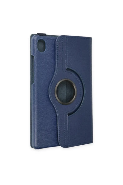 Lenovo Tab M8 Kılıf 360 Tablet Deri Kılıf - Lacivert-(5796) ürün görseli 1