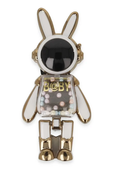 Astro Stand Tavşan Astronot - Beyaz-(5796) - Resim 3