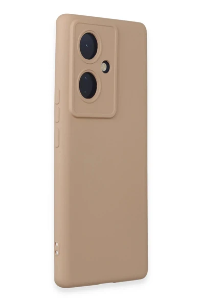 Vivo V29 Lite Kılıf Nano içi Kadife Silikon - Pudra-(5796) - Resim 2