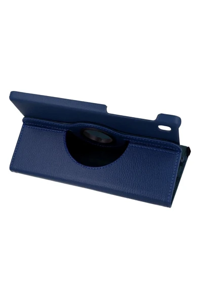 Samsung Galaxy T220 Tab A7 Lite 8.7 Kılıf 360 Tablet Deri Kılıf - Lacivert-(5796) ürün görseli 1