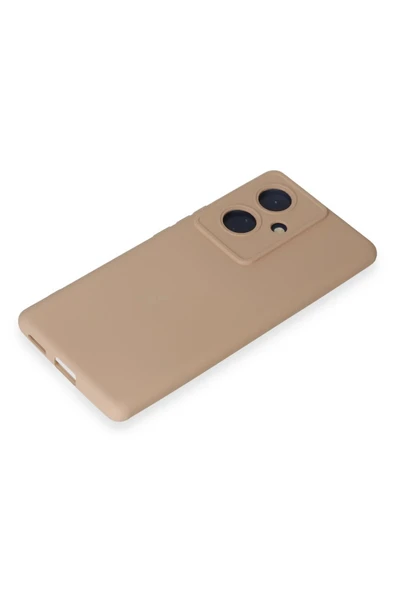 Vivo V29 Lite Kılıf Nano içi Kadife Silikon - Pudra-(5796) - Resim 4
