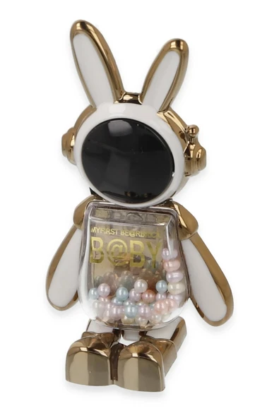 Astro Stand Tavşan Astronot - Beyaz-(5796) ürün görseli 1