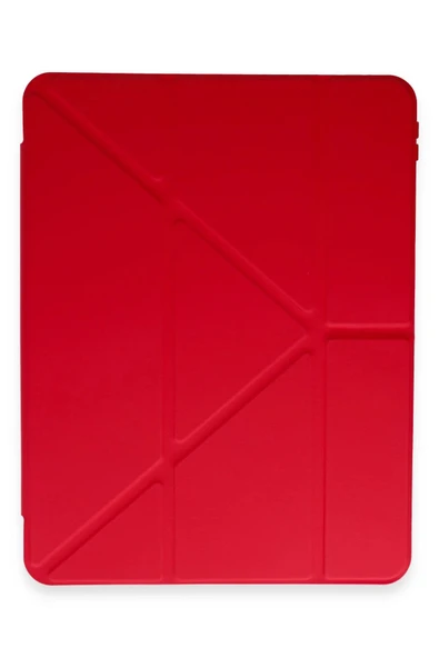 Xiaomi Pad 6 Kılıf Kalemlikli Mars Tablet Kılıfı - Kırmızı-(5796) ürün görseli 1