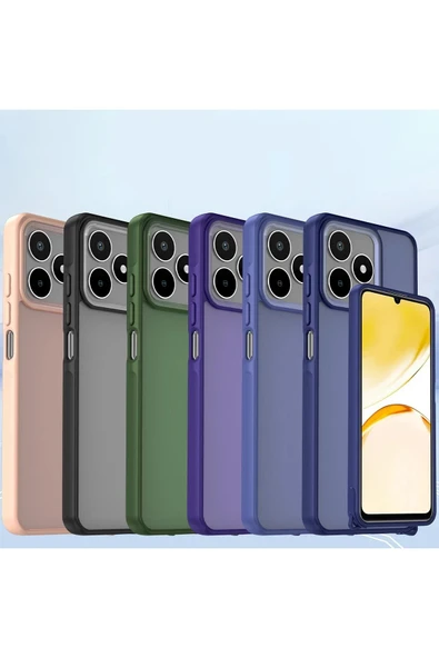 Realme C53 Kılıf Elegant Kapak - Lacivert-(5796) - Resim 4