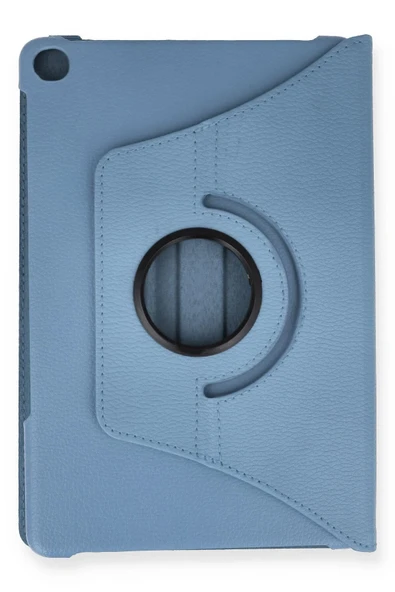 Huawei MatePad T10S 10.1 Kılıf 360 Tablet Deri Kılıf - Turkuaz-(5796) - Resim 2