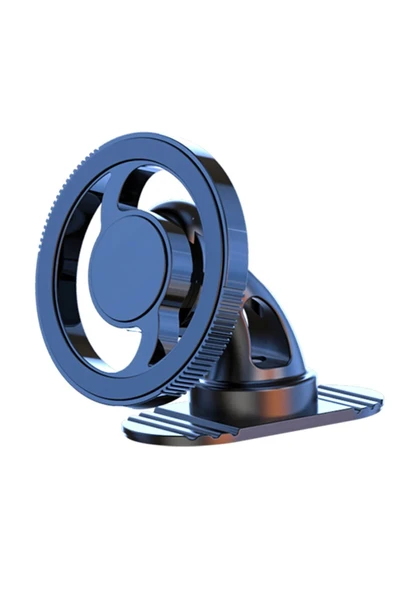 Q38 Ayarlanabilir Yapışkanlı Manyetik Magsafe Araç Tutucu - Siyah-(5796) ürün görseli 1