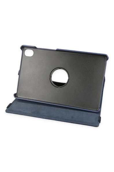 Samsung Galaxy X510 Tab S9 FE 11 Kılıf 360 Tablet Deri Kılıf - Lacivert-(5796) - Resim 4