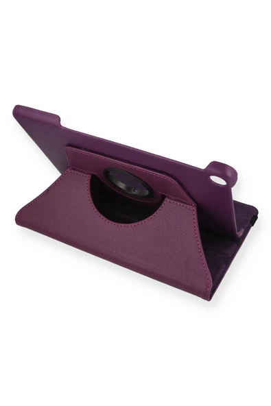 Lenovo Tab M10 TB328FU Kılıf 360 Tablet Deri Kılıf - Mürdüm-(5796) ürün görseli 1