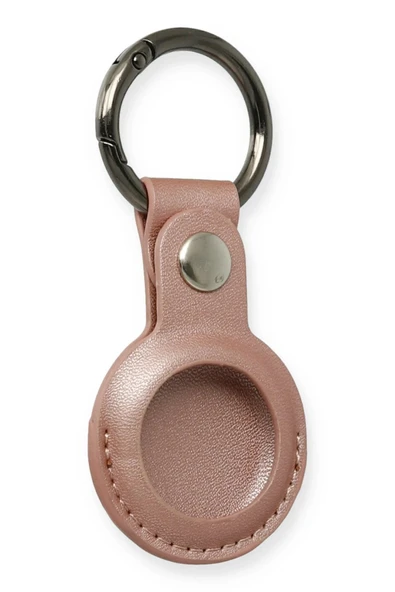 Airtag Anahtarlık Deri Kılıf - Rose Gold-(5796) ürün görseli 1