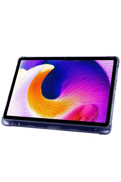 Xiaomi Redmi Pad SE 4G Kılıf Kalemlikli Mars Tablet Kılıfı - Lacivert-(5796) - Resim 2