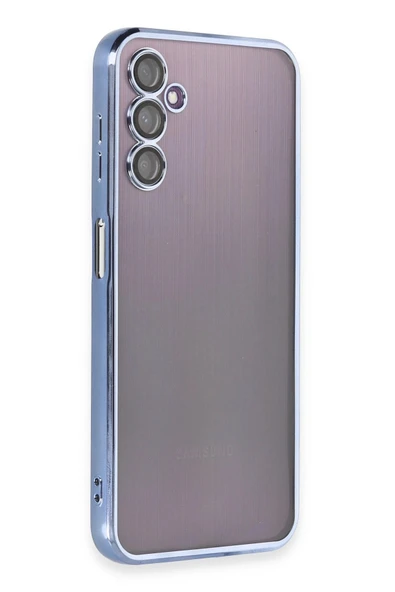 Samsung Galaxy A14 4G Kılıf Lensli Silikon - Açık Mavi-(5796) ürün görseli 1